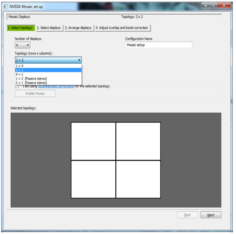 C mo configurar MOSAIC mediante el panel de control de NVIDIA NVIDIA